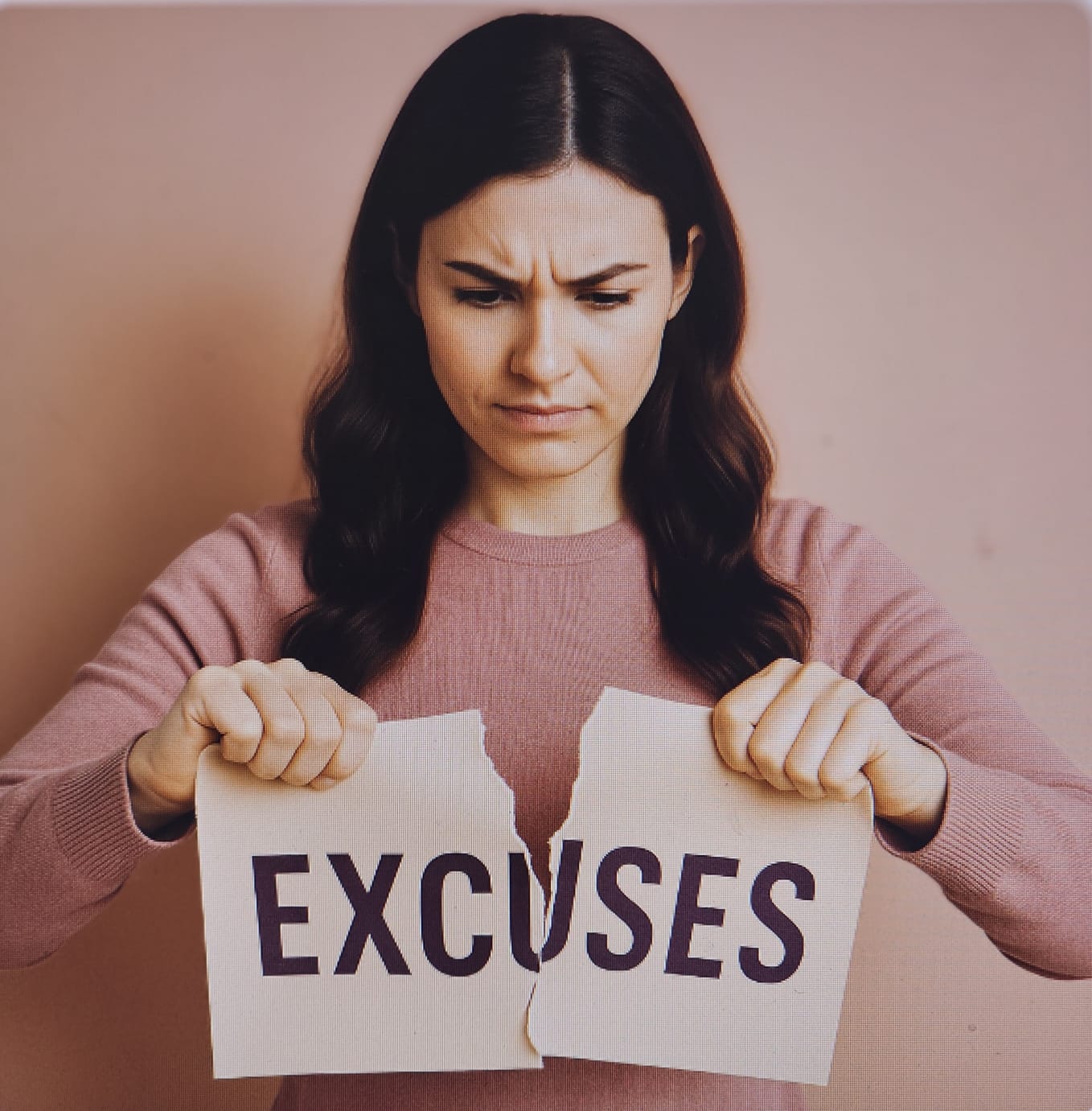 excusas mujer